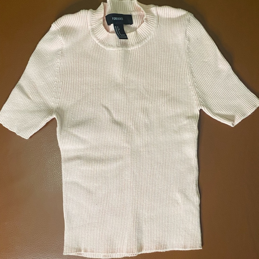 Forever 21 slim fit ribbed top